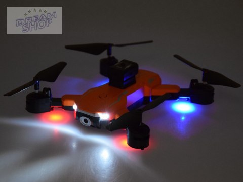 Quadrocopter Latający Dron model zdalnie sterowany składany + pilot RC0681