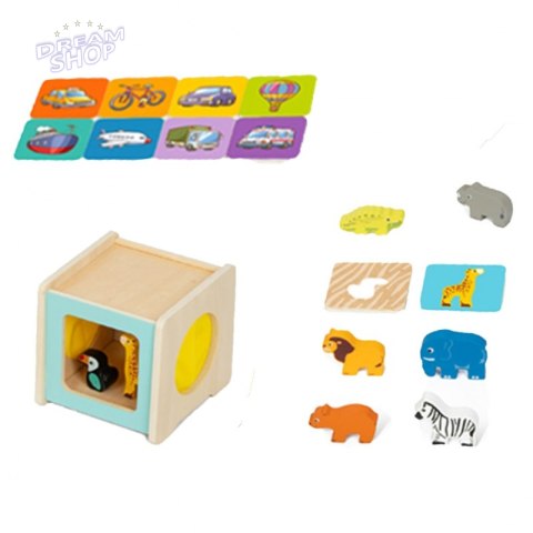 TOOKY TOY Box Pudełko XXL Montessori Edukacyjne 7w1 Sensoryczne 31-36 Mies.