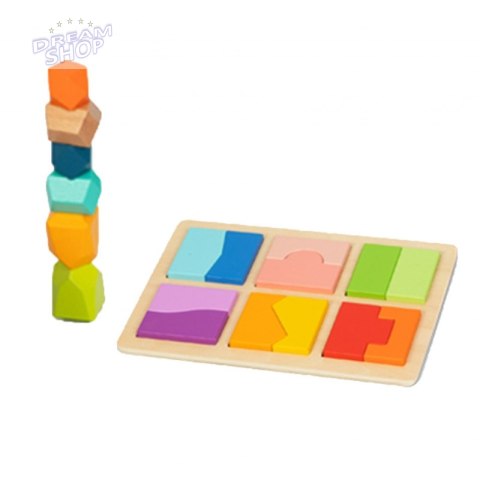 TOOKY TOY Box Pudełko XXL Montessori Edukacyjne 7w1 Sensoryczne 31-36 Mies.