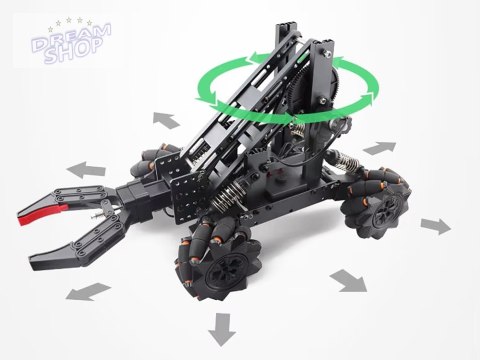 Zbuduj Robot sterowany pilotem Mechaniczne ramie na pilota 156 ele RC0683