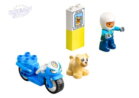 Klocki LEGO DUPLO TOWN Motocykl Policyjny 10967