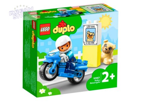 Klocki LEGO DUPLO TOWN Motocykl Policyjny 10967