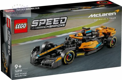 Klocki LEGO SPEED CHAMPION Samochód wyścigowy McLaren Formula 1 wersja 2023 76919