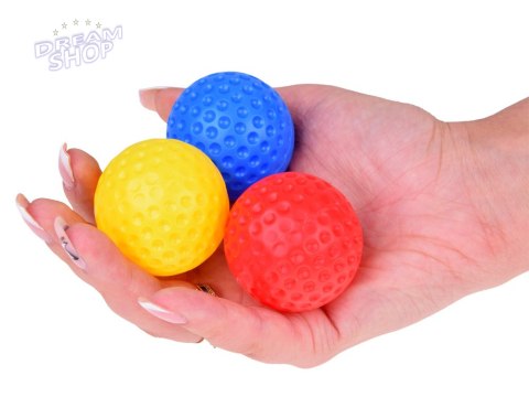 Zestaw do gry Mini Golf kije + piłki + stojak na kółkach dla dzieci SP0804