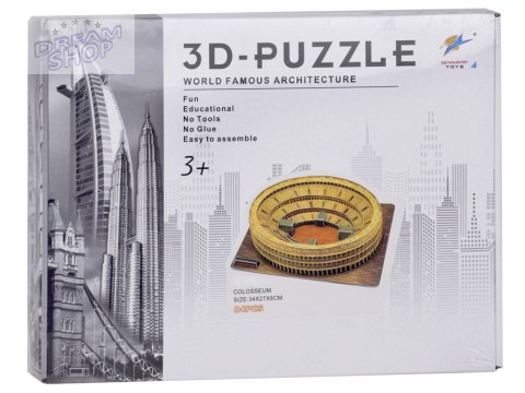 Puzzle 3D rzymskie Koloseum 84-elementy Puzzle przestrzenne ZA5401