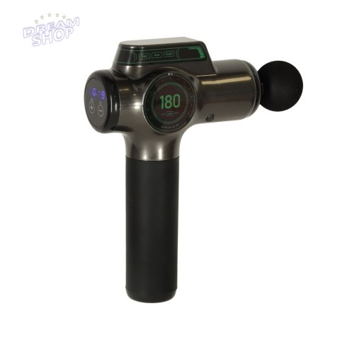 Pistolet do masażu masażer do pleców ciała wyświetlacz LED 8w1 Pistolet do masażu masażer do pleców ciała wyświetlacz LED 8w1