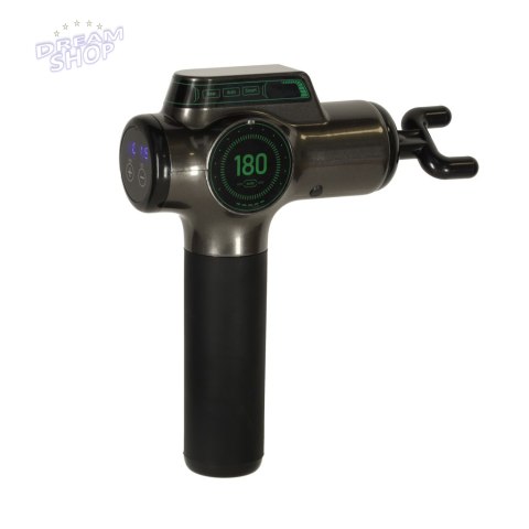 Pistolet do masażu masażer do pleców ciała wyświetlacz LED 8w1 Pistolet do masażu masażer do pleców ciała wyświetlacz LED 8w1