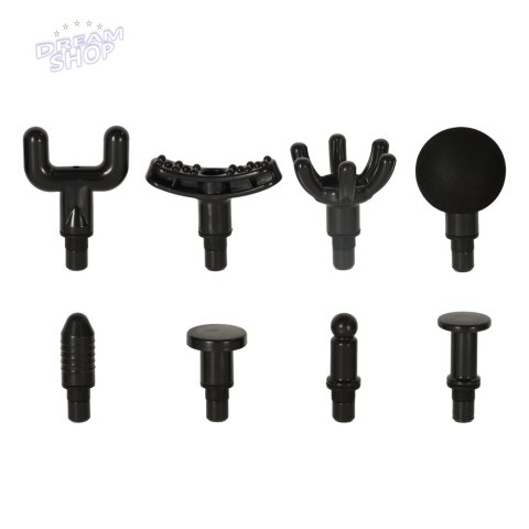 Pistolet do masażu masażer do pleców ciała wyświetlacz LED 8w1 Pistolet do masażu masażer do pleców ciała wyświetlacz LED 8w1