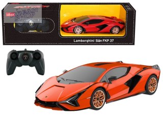 Auto RC 1:24 Rastar Lamborghini Sian Pomarańczowe