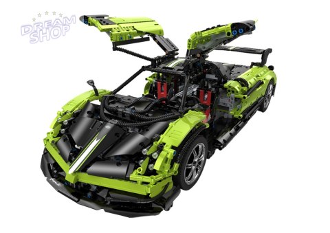 Klocki Konstrukcyjne Auto RC Rastar 1:8 Pagani Huyara BC Zielone 2896 Elementów