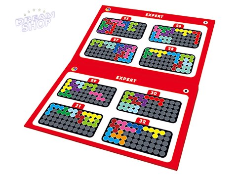 Logiczna gra zręcznościowa IQ, Układanka, Łamigłówka, Kolorowe klocki 3D XXL Puzzler Pro