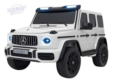 Pojazd Mercedes Benz G63 AMG XXL MP4 Biały