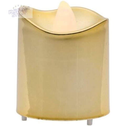 ZESTAW 4 ŚWIECZEK TEA LIGHT LED GOLD