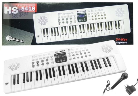 Elektryczne pianinko z mikrofonem USB