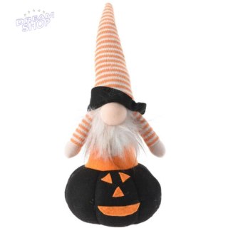 FIGURKA DEKORACYJNA NA DYNI 35CM LED HALLOWEEN CZARNY