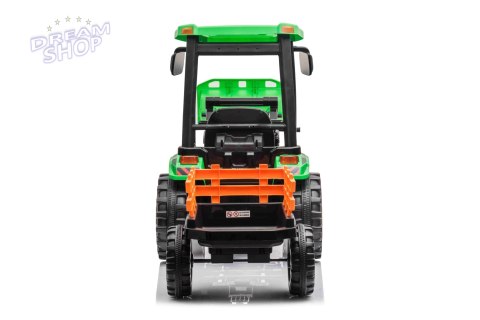 Pojazd MEGA Traktor D68 Z Przyczepką Zielony