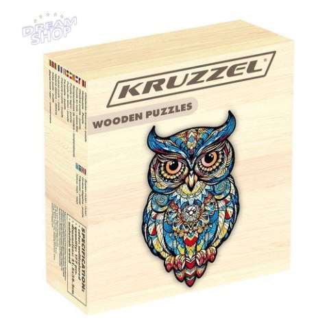 Układanka drewniana- puzzle Kruzzel 24551