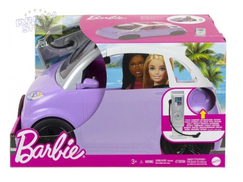 Auto Cabrio dla Lalek Barbie z elektryczna stacja ładowania ZA5527