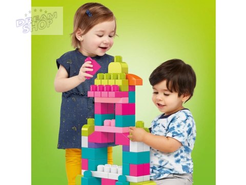 Fisher Price Pierwsze duże Klocki Mega Bloks 80 ele dla dzieci ZA5525