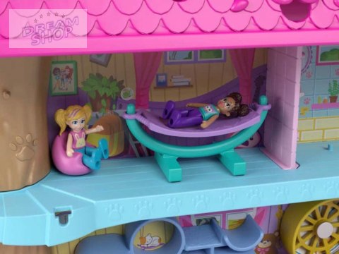 Mattel Polly Pocket Uroczy Domek na drzewie + laleczki zwierzątka ZA5529