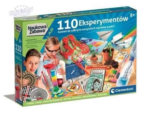 Naukowa Zabawa 110 Eksperymentów Clementoni 50720