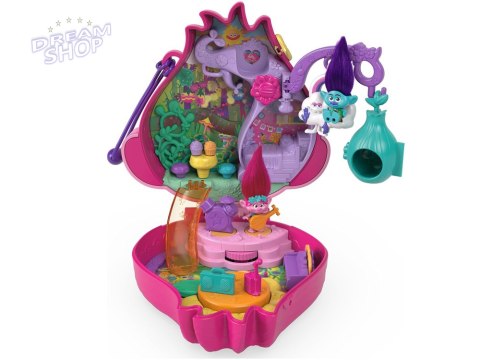 Zestaw Polly Pocket Trolls Trole zamykany domek Poppy HKV39 ZA5528