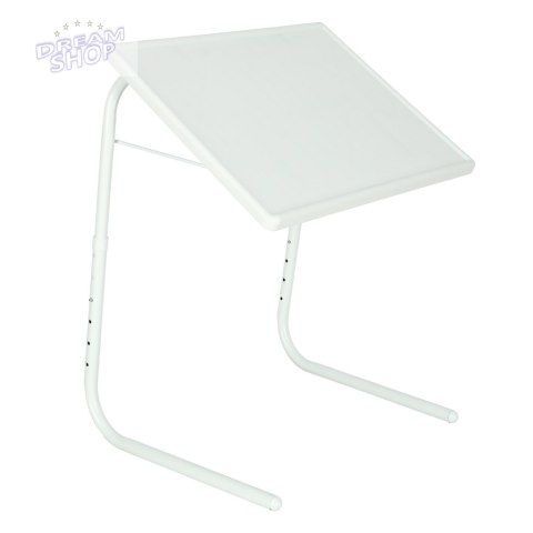 Stolik boczny pod laptopa składany 52 x 40 cm biały
