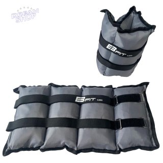 OBCIĄŻENIE NA PRZEGUBY SZARE 10KG (2x5KG) EB FIT