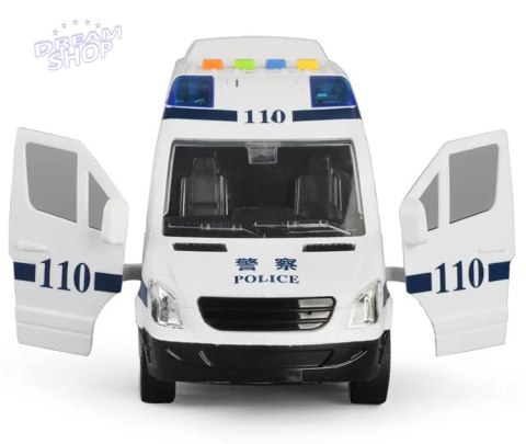 Auto radiowóz Policja otwierane drzwi 1:16 WY590BP