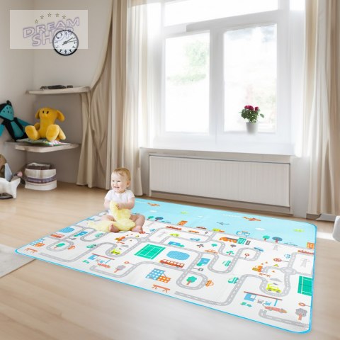 Mata edukacyjna piankowa składana ulica 180 x 200