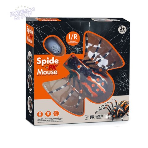 Zdalnie Sterowany Pająk Tarantula Podczerwień Czarny R/C ST