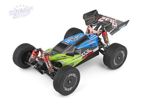 Samochód zdalnie sterowany na pilota RC WLtoys 144001 4x4 1:14 zielony