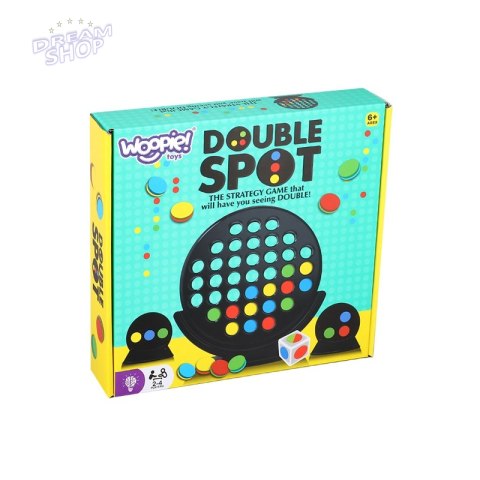 WOOPIE Gra Strategiczna Planszowa 3 w Linii Kropi Double Spot 6+