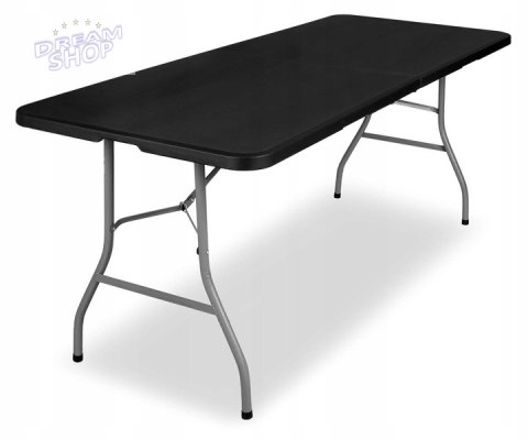 Zestaw cateringowy FETA BLACK 180 cm + 6 krzeseł BLACK