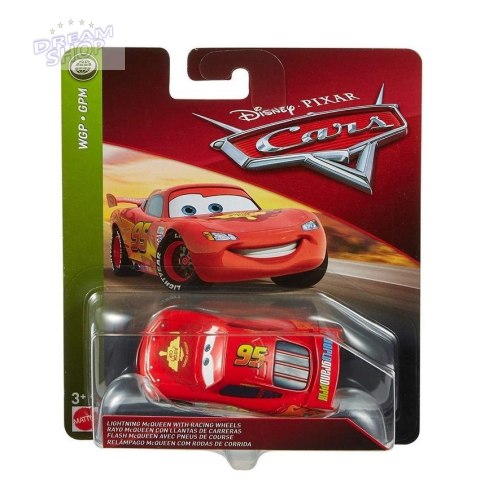 Auta. Lightning McQueen with Racing Wheels FLM20