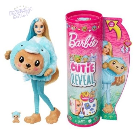 Barbie Color Reveal Lalka Miś-Delfin HRK25