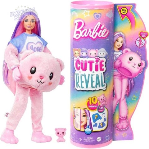 Barbie Cutie Reveal Miś Słodkie Stylizacje HKR04