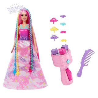 Barbie Dreamtopia Księżniczka Zakręcone pasemka