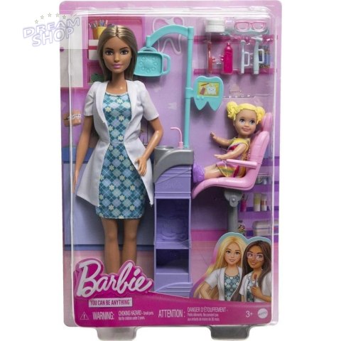 Barbie Kariera. Gabinet dentystyczny z pacjentką