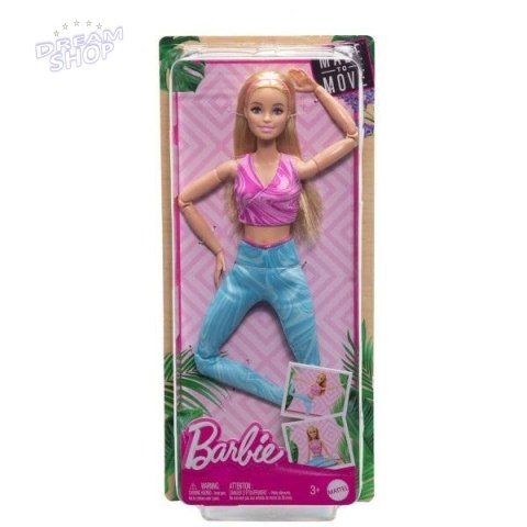 Barbie. Lalka Made to Move Blond włosy