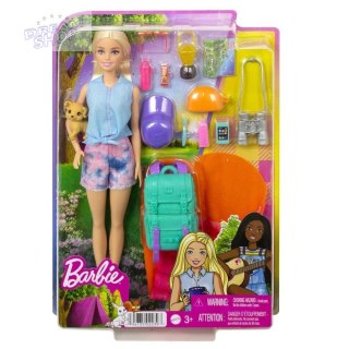 Barbie Malibu na kempingu lalka+akcesoria