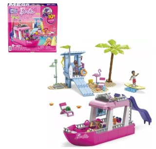 Barbie Mega Klocki Wymarzoną łódź Malibu HPN79