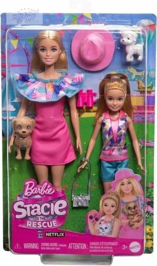 Barbie Stacie i Barbie 2-pak lalek HRM09