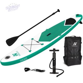 ZESTAW DESKA SUP 150KG DMUCHANA HONOLULU 320x76x15CM ZIELONA