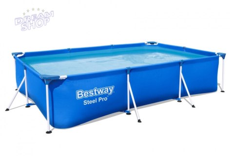 Basen Stelażowy Steel Pro 300x201x66 Prostokątny BESTWAY