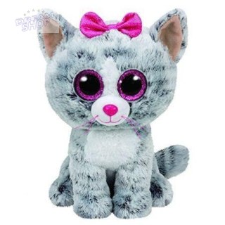 Beanie Boos Kiki - Szary Kot 24cm