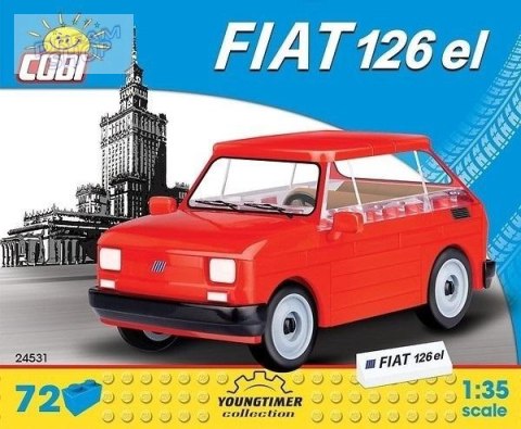 Cars Mały Fiat 126P 1994 - 1999 72 klocki