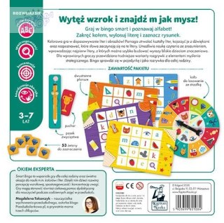 Gra edukacyjna "Alfabet smart BINGO" dla dzieci 3-7 lat + Bingo + Nauka liter