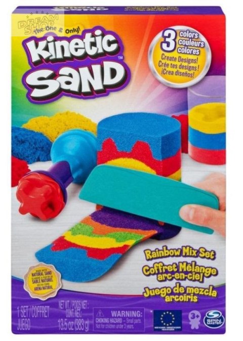 Kinetic Sand Zestaw Tęczowych narzędzi 383g