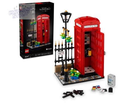 LEGO 21347 Ideas Czerwona londyńska budka telef